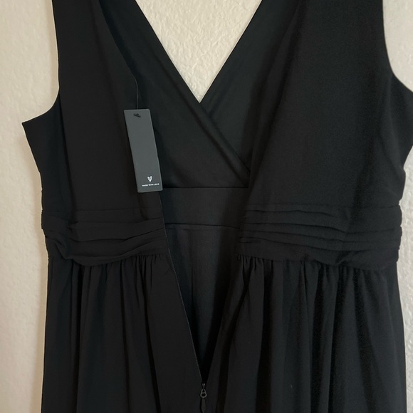 Thoughts of Hue Black Surplice Maxi Dress - Picture 6 of 8